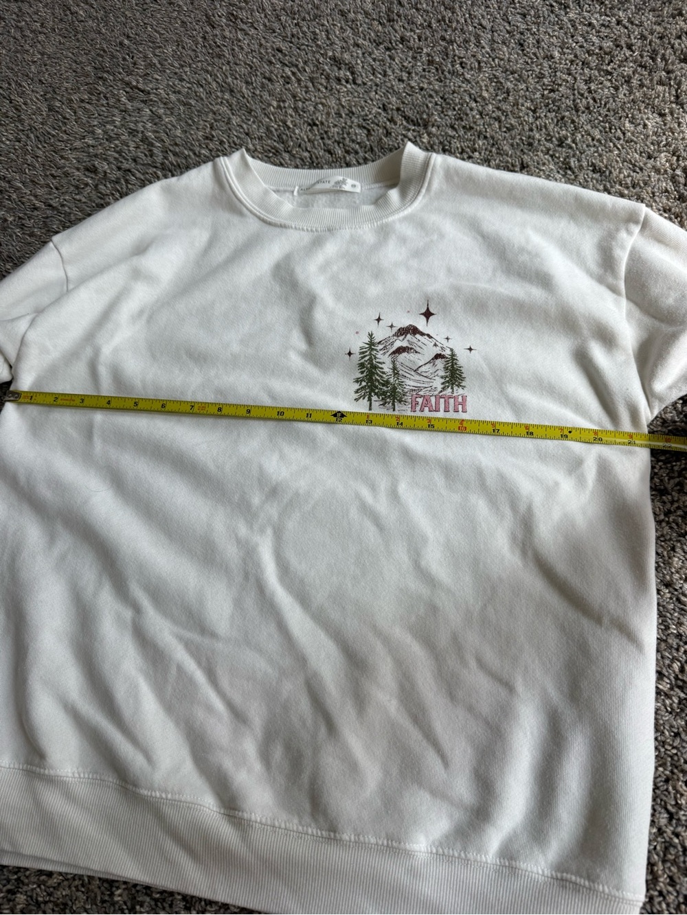 Women’s Altard’d State Faith over fear crewneck sweatshirt XS - Picture 7 of 9